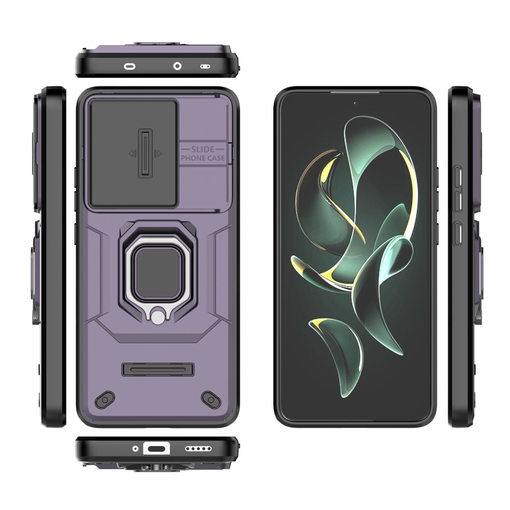 Lencseálló hibrid borítás Xiaomi 13T/13T Pro készülékhez - lila