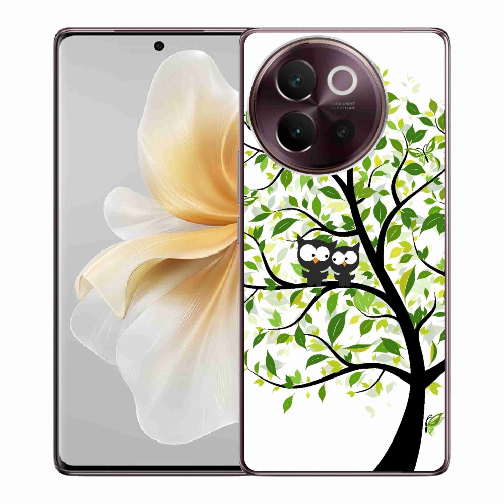 Gél borító mmCase a Vivo V40 Lite 5G készülékhez - baglyok a fán