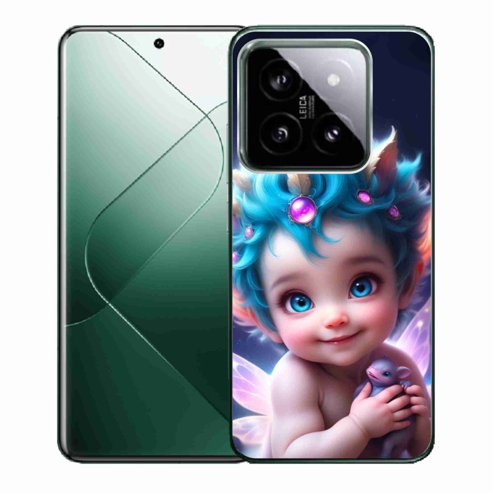 Gél borító mmCase a Xiaomi 14 - baba pillangószárnyakkal