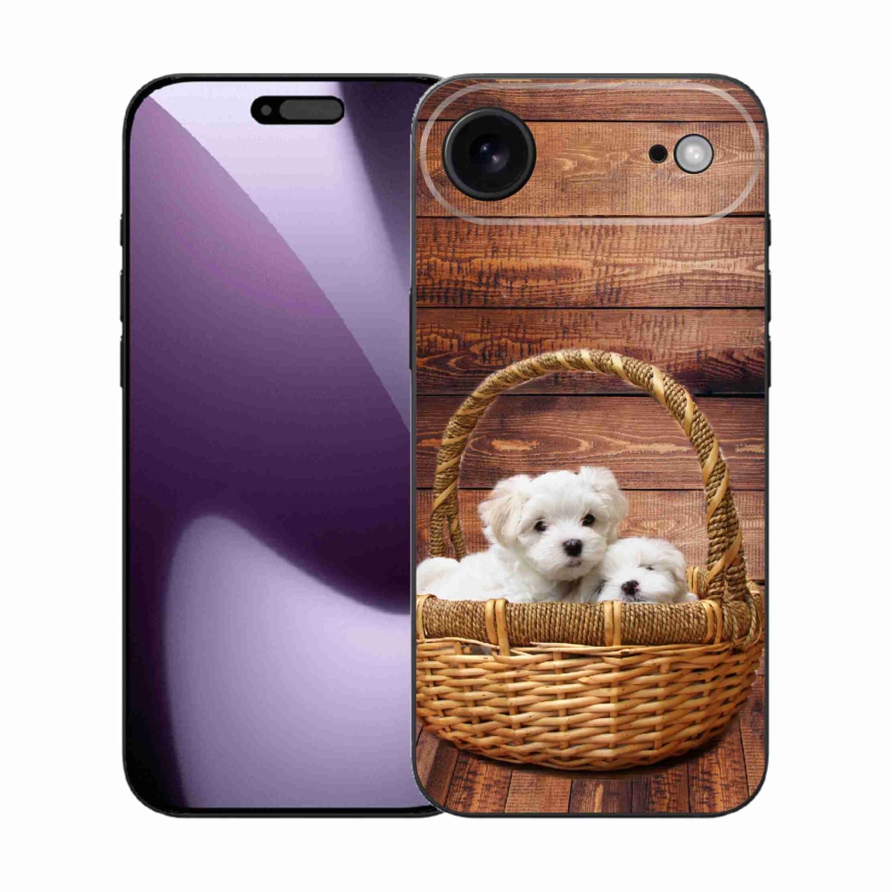 Gél borítás mmCase iPhone 17 Air készülékhez - kölyökkutyák