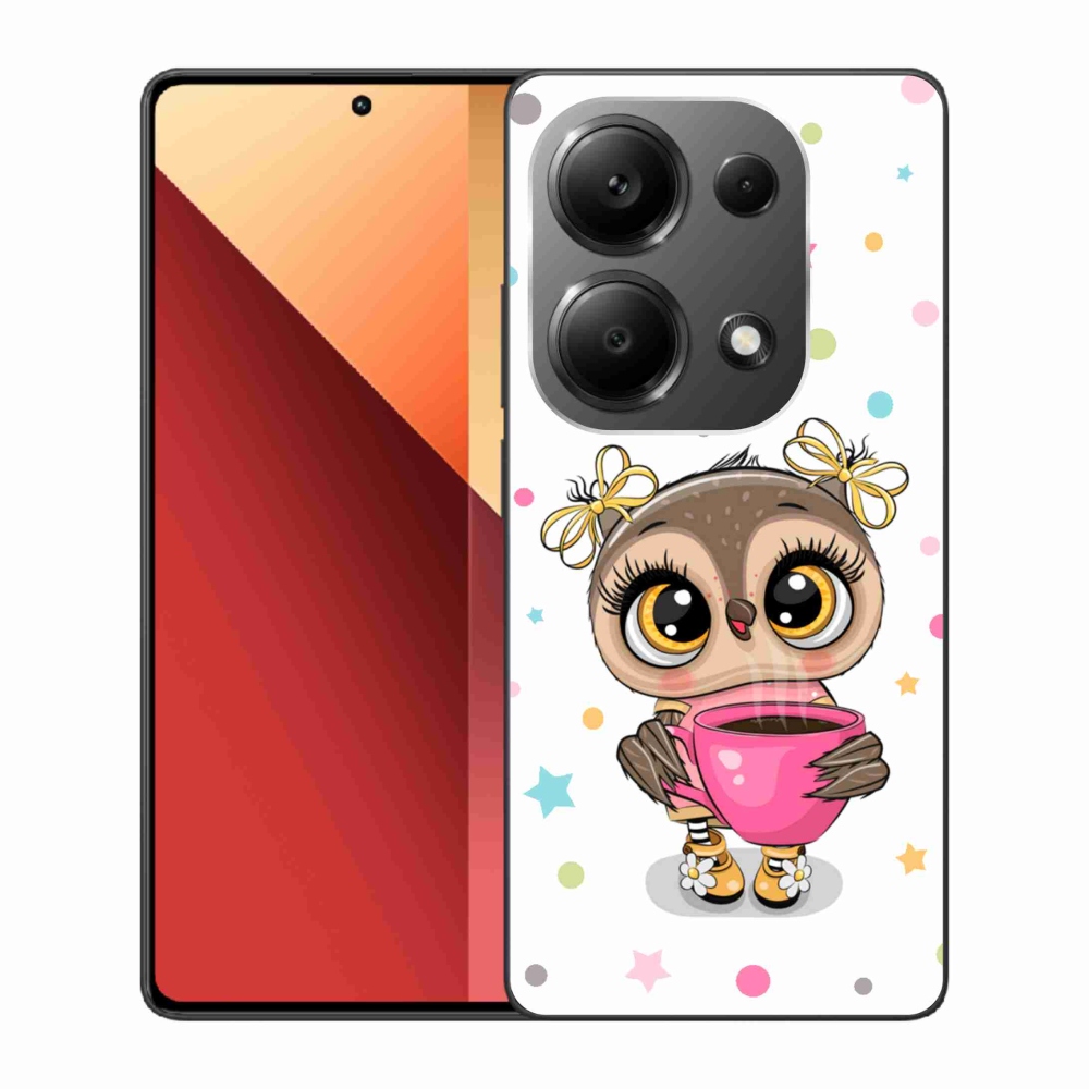 Gél borítás mmCase a Xiaomi Redmi Note 13 Pro 4G/Poco M6 Pro számára - rajzfilm bagoly
