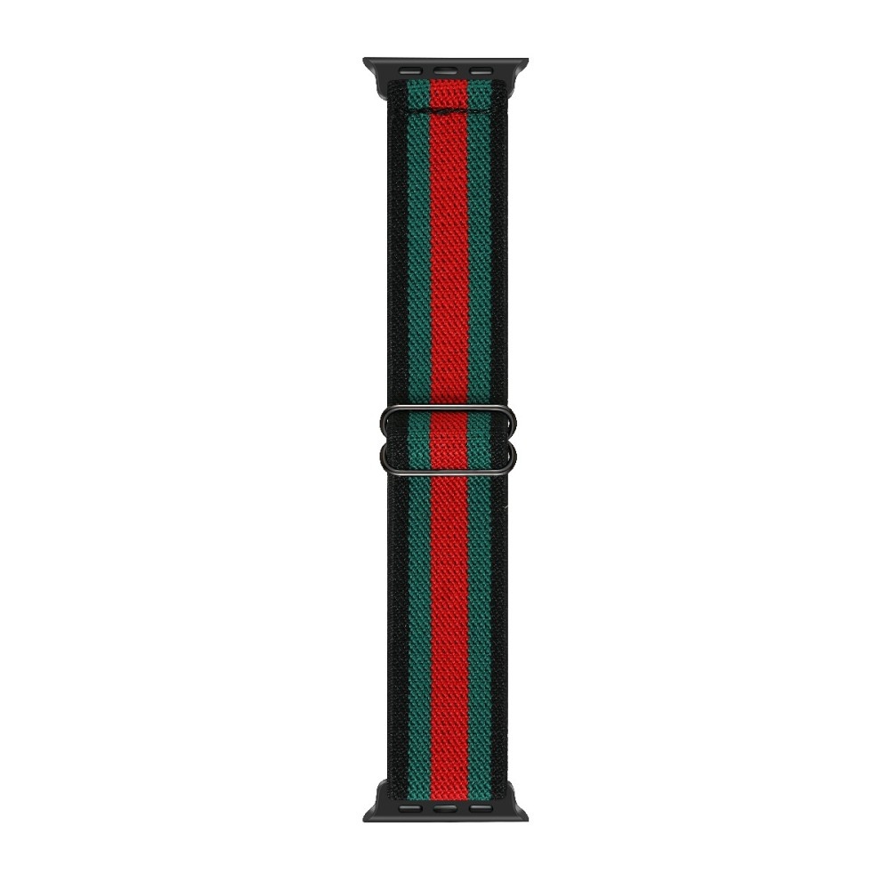 Szalag nejlon szíj az Apple Watch Ultra/Ultra 2 49mm/SE/SE 2022/2023 44mm/9/8/7 45mm/6/5/4 44mm/3/2/1 42 mm-es órához - színes