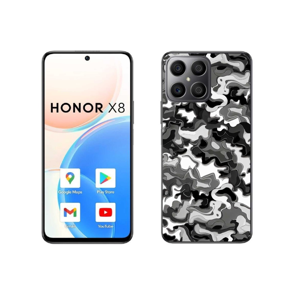 Zselés borítás mmCase a Honor X8 4G készülékhez - terepszínű minta 3