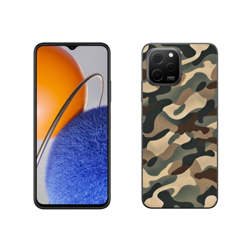 Gél borítás mmCase a Huawei Nova Y61 készülékhez - terepszínű minta 11