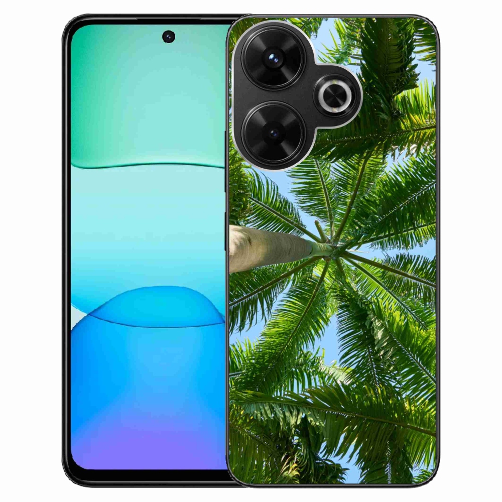 Gél borítás mmCase a Xiaomi Redmi 13 4G/Poco M6 4G - pálmafa számára