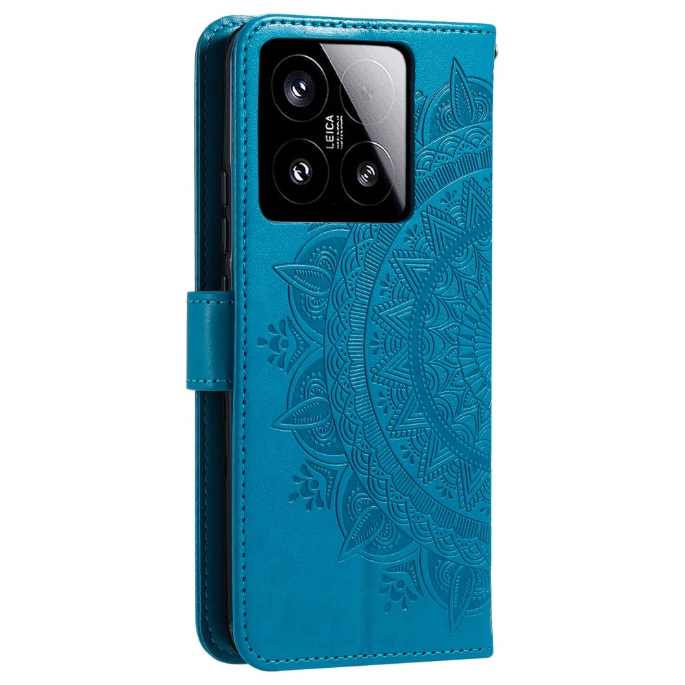 Mandala könyv tok Xiaomi 15-öshöz - kék