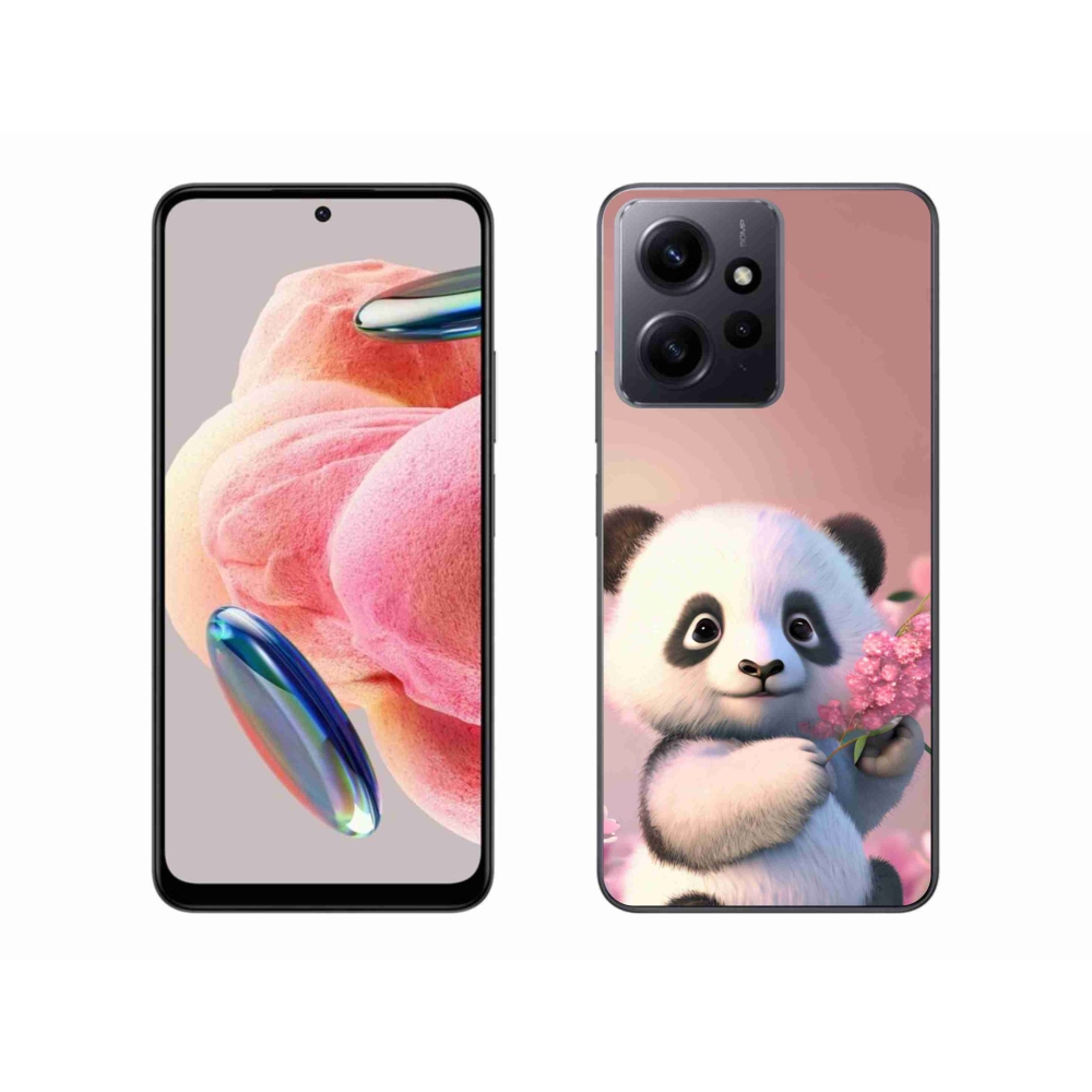 Gél borítás mmCase a Xiaomi Redmi Note 12 4G-hez - aranyos panda