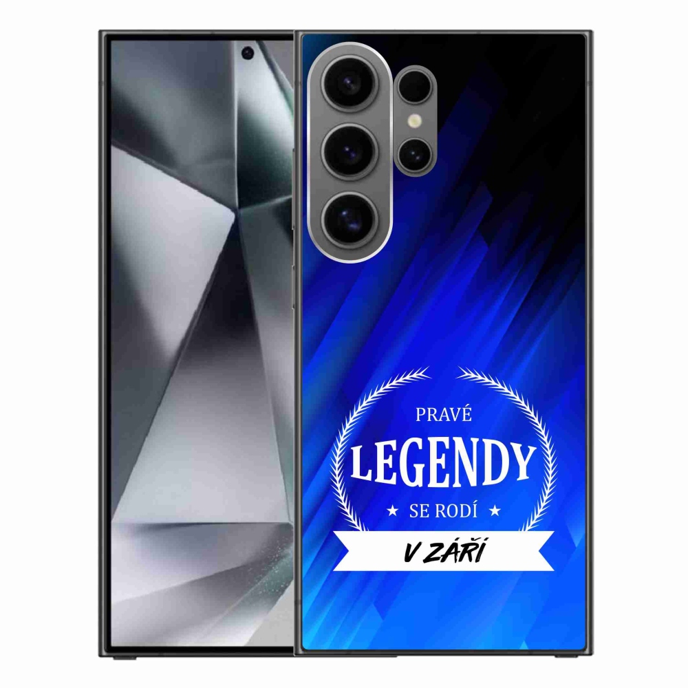 Gél borítás mmCase Samsung Galaxy S24 Ultra - Legendák szeptemberben kék háttérrel
