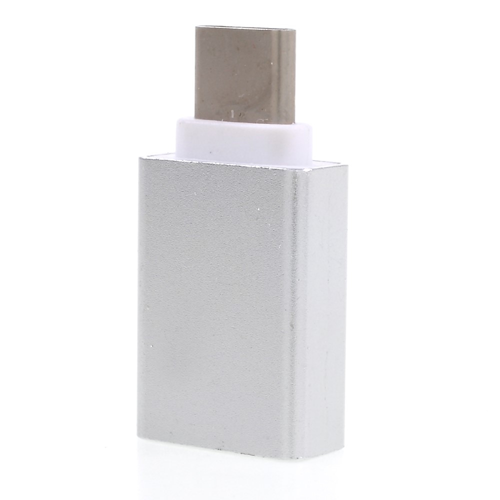 USB-C 3.1/USB 3.0 OTG reduktor - Ezüst