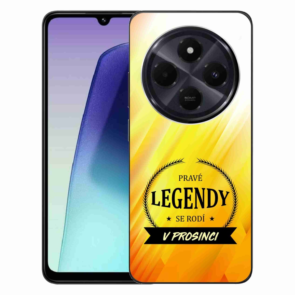 Gél borítás mmCase a Xiaomi Redmi 14C/Poco C75-ön - Legendák decemberben sárga háttérrel