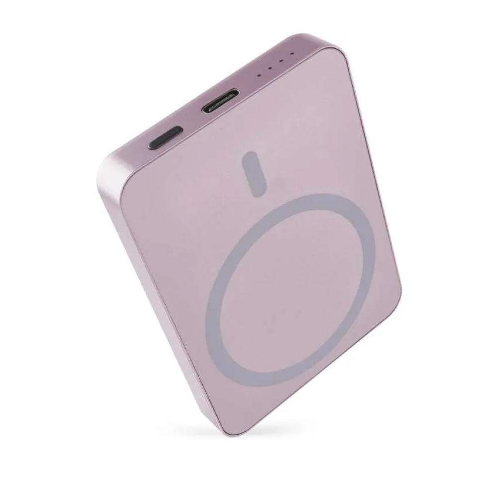 Powerbank EMOS WI 522, 5000 mAh, 20 W+Vezeték nélküli - lazac