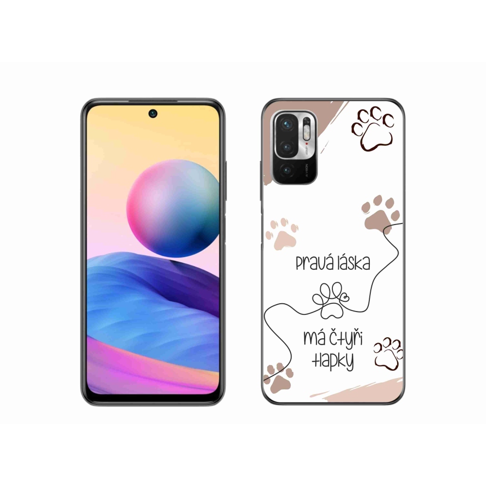Gél borító mmCase a Xiaomi Poco M3 Pro/5G - kutya motívum 1 fehér háttérrel