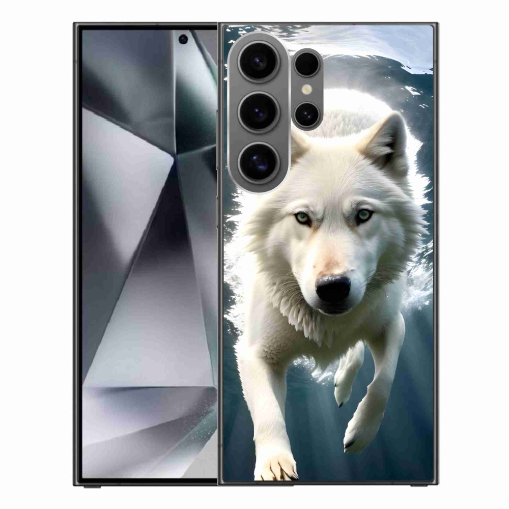 Gél védőhuzat mmCase Samsung Galaxy S24 Ultra - fehér farkas