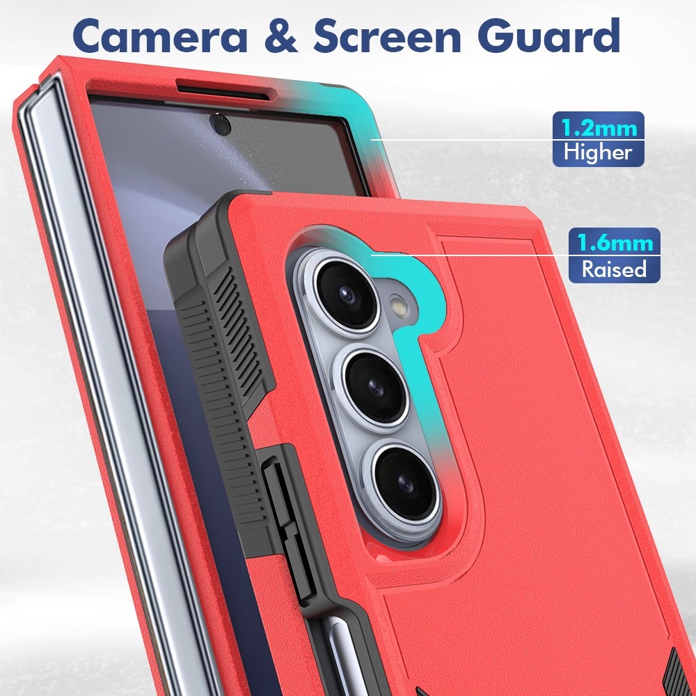 Műanyag tok Samsung Galaxy Z Fold6 5G tokhoz - piros