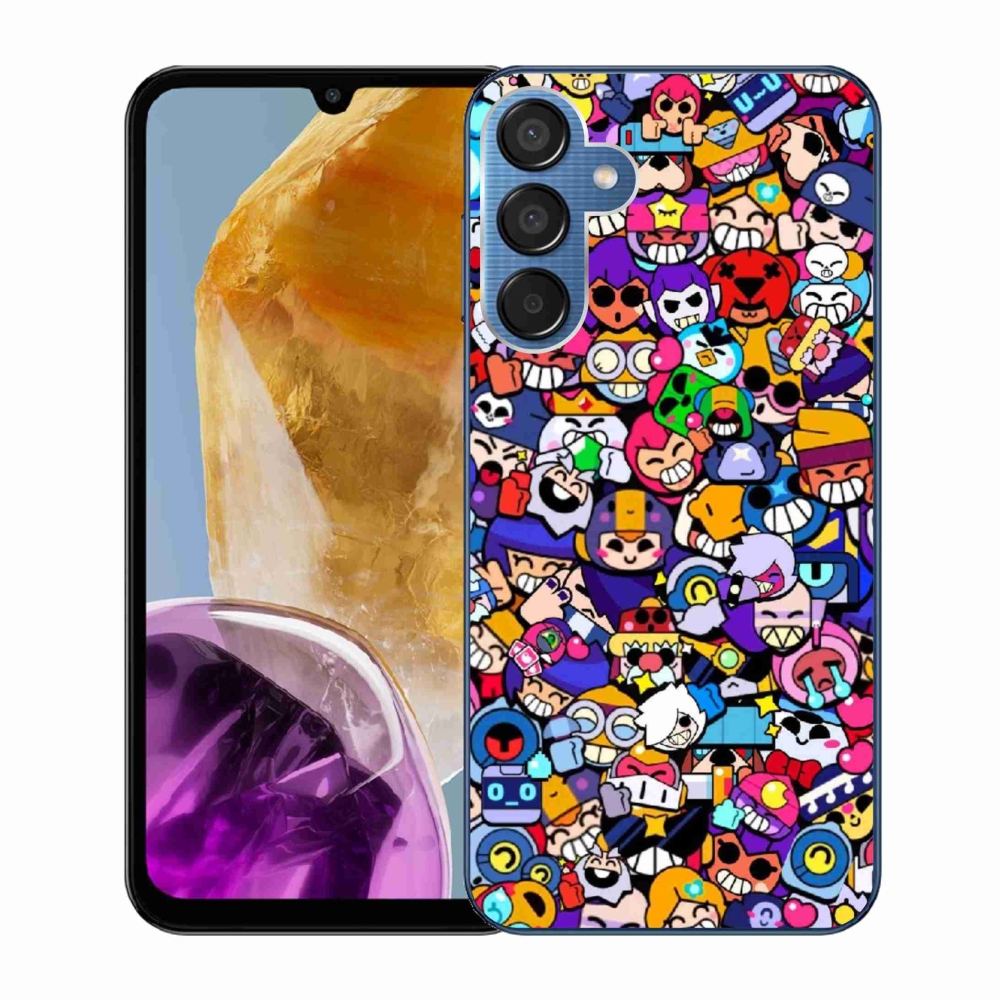 Gél borítás mmCase Samsung Galaxy M15 5G - verekedős csillagok 2