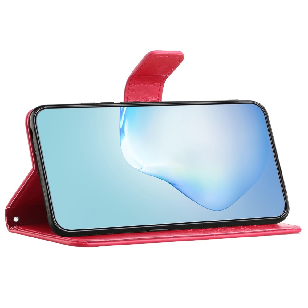 Fás könyv tok Samsung Galaxy M15 5G - piros