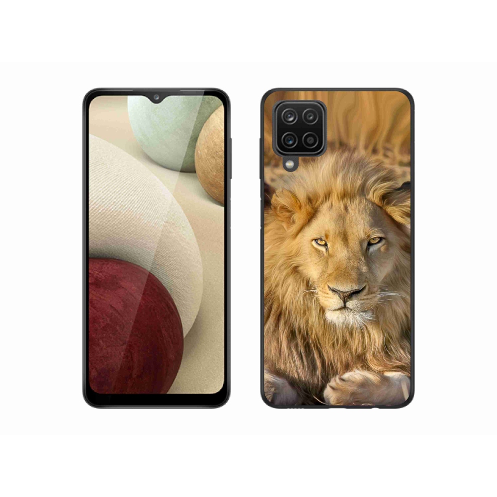 Gél védőburkolat mmCase Samsung Galaxy A12 - Lion 2 számára