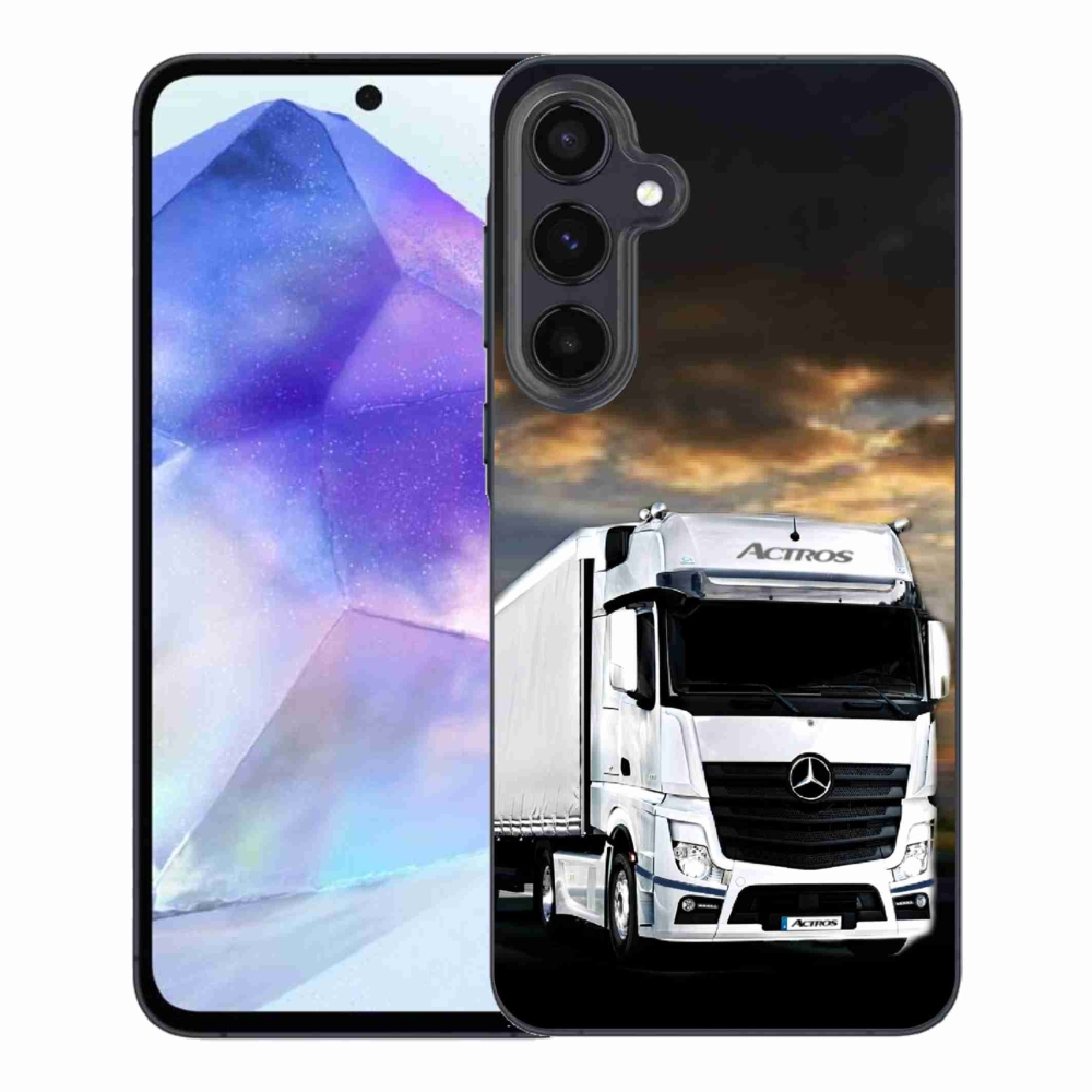 Zselés borítás mmCase Samsung Galaxy A55 5G - teherautóhoz
