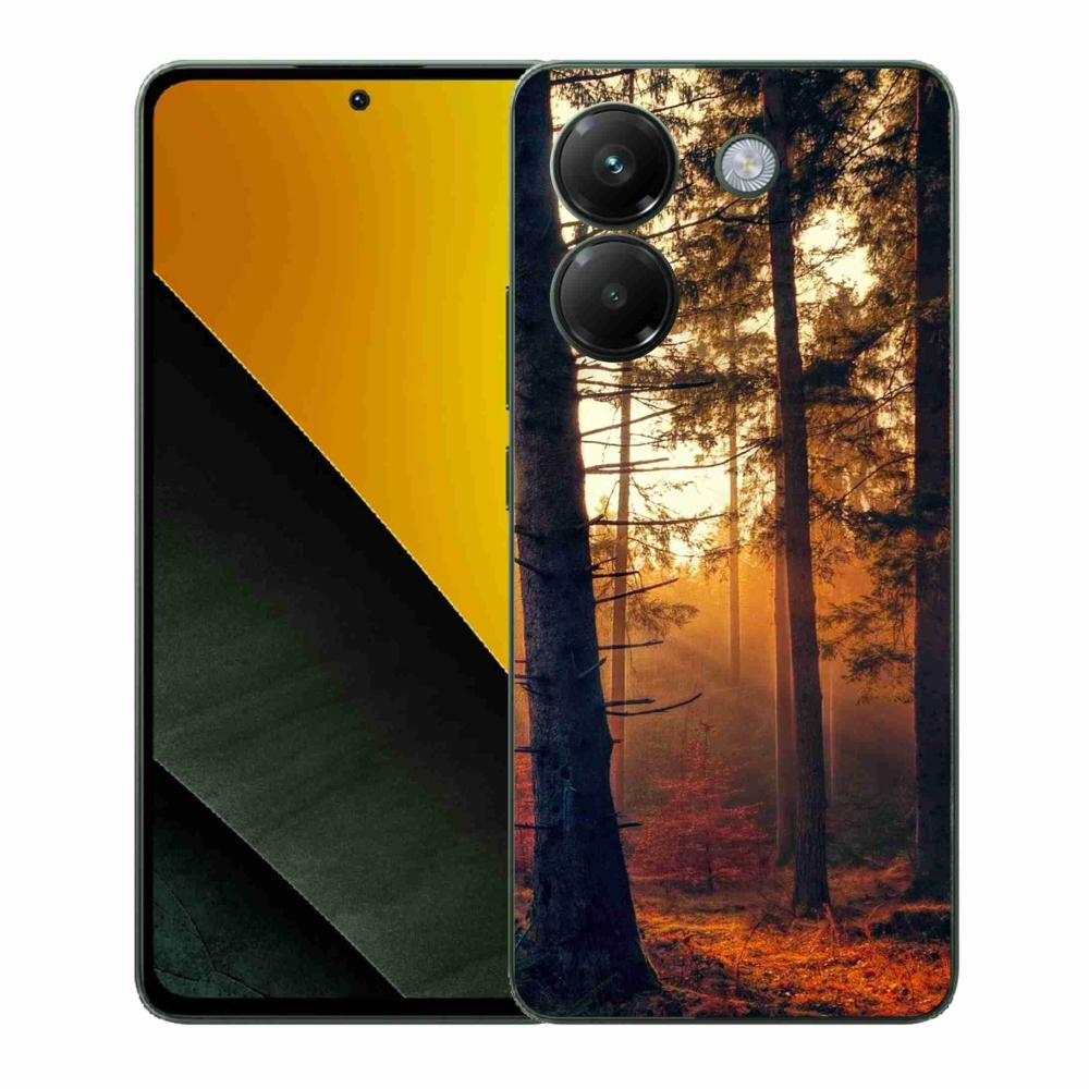Gél borítás mmCase a Xiaomi Poco M7 Pro 5G-hez - erdő