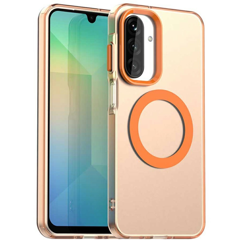 Candy zselés tok MagSafe-val Samsung Galaxy A26 5G - narancssárga