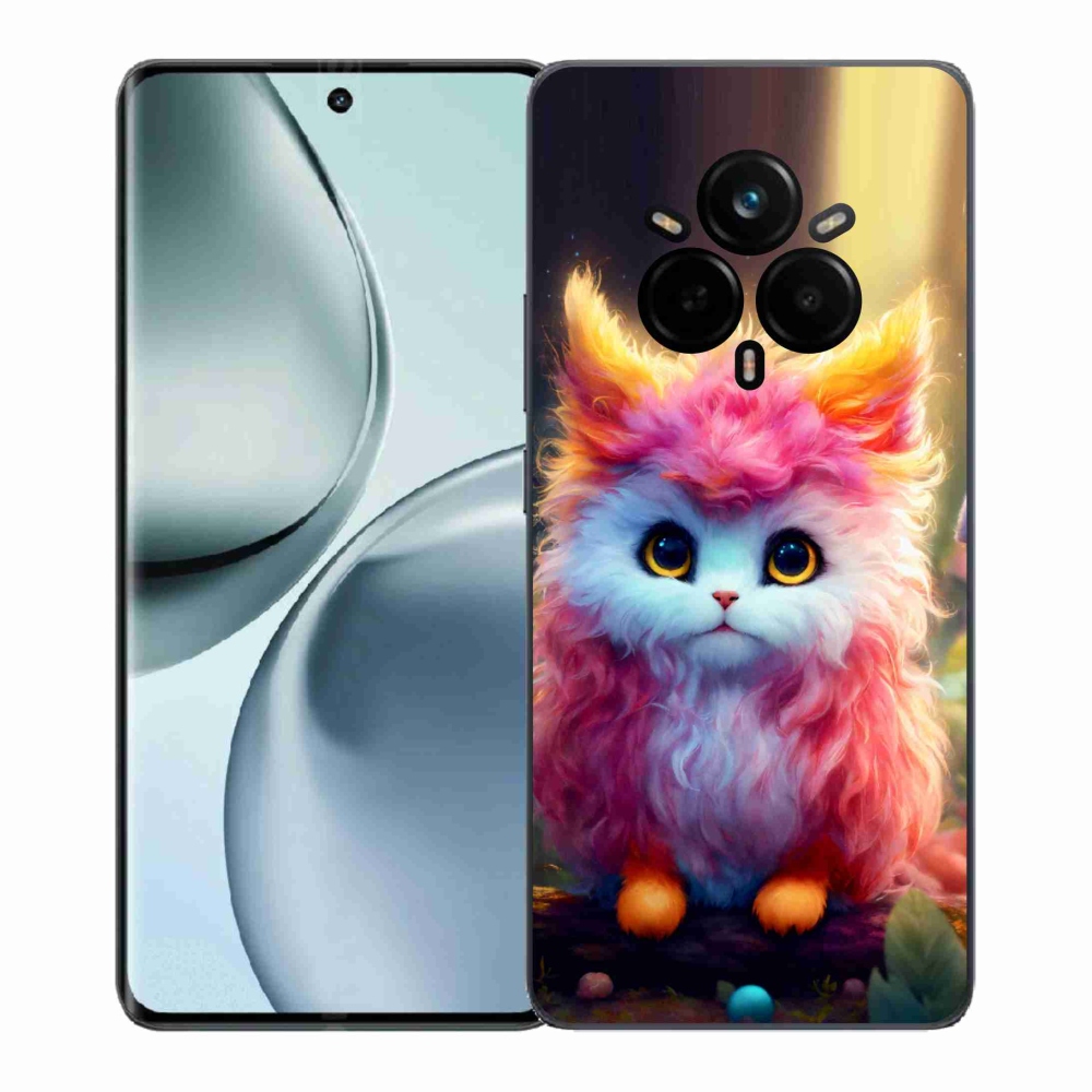 Gél borítás mmCase a Realme 14 Pro+ 5G számára - aranyos cica 5