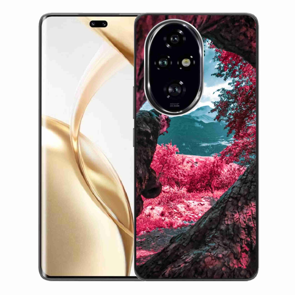 Zselés borítás mmCase a Honor 200 Pro 5G számára - hegyi kilátás