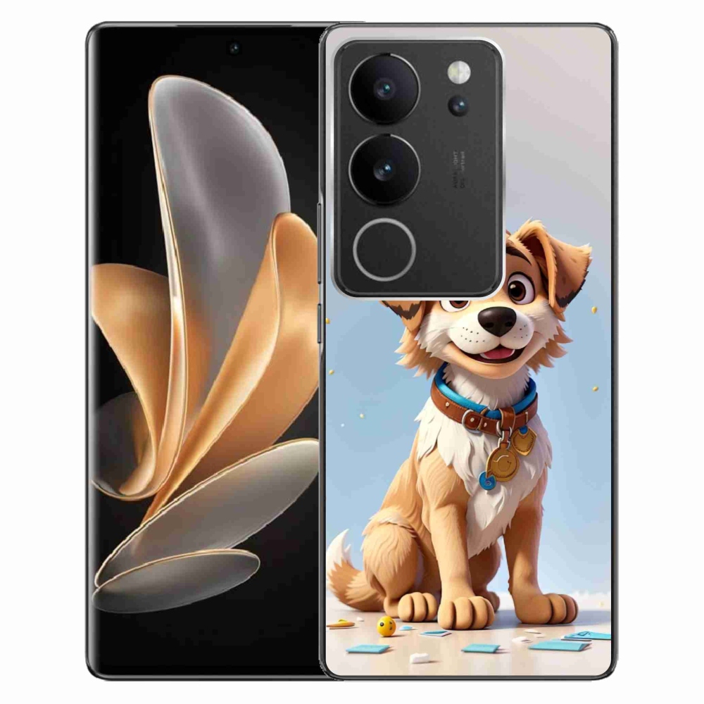 Gél borító mmCase a Vivo V29 5G-hez - rajzfilm kölyökkutya