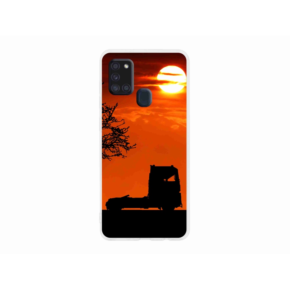 Gél borítás mmCase Samsung Galaxy A21s - teherautó 3