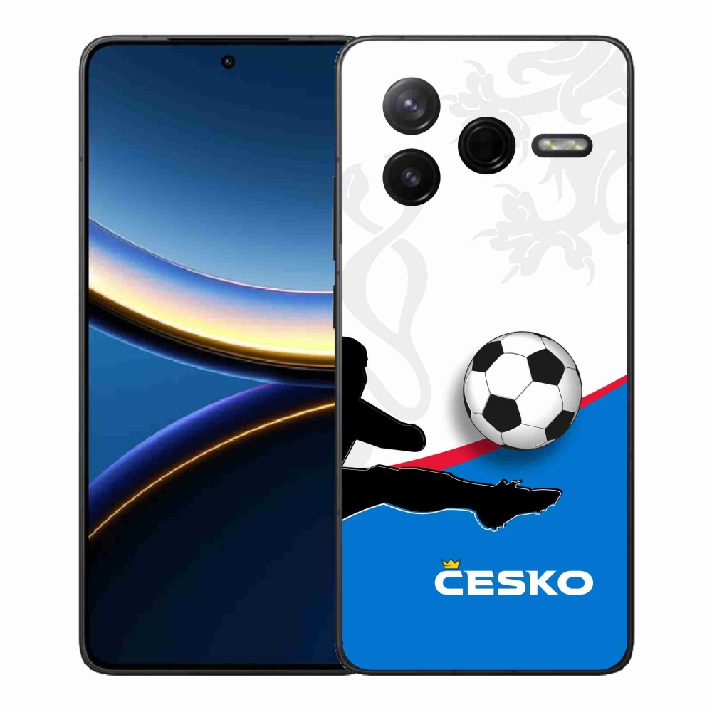 Gél borítás mmCase a Xiaomi Poco F7 Pro - futball Csehország 3