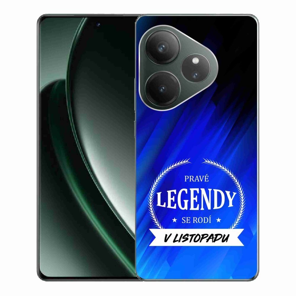 Gél borítás mmCase a Realme GT 6 5G/GT 6T 5G - Legendák novemberi kék háttérrel