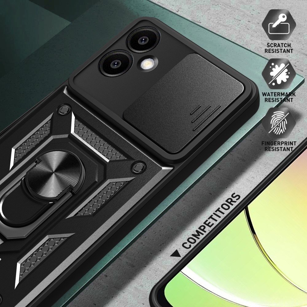 Csúszásálló borítás Samsung Galaxy A06 4G készülékhez - fekete