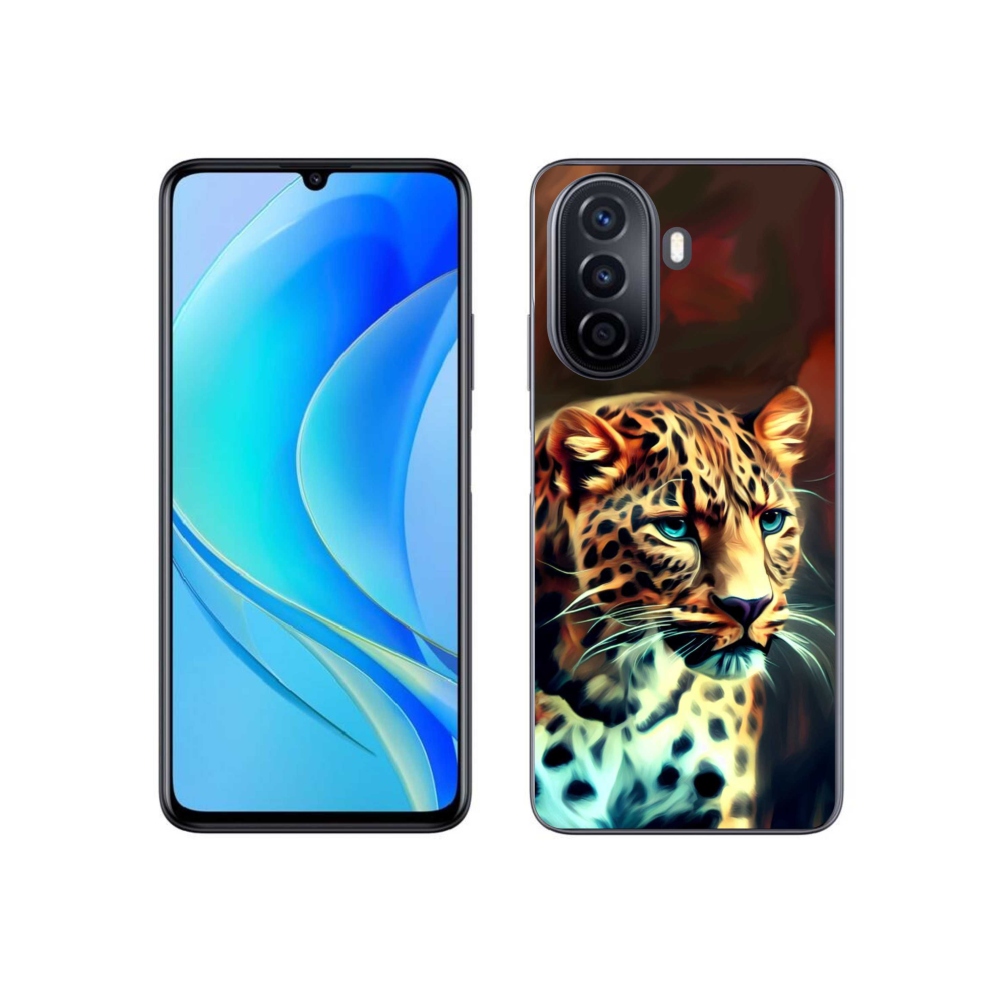Gél borítás mmCase a Huawei Nova Y70 készülékhez - leopárd