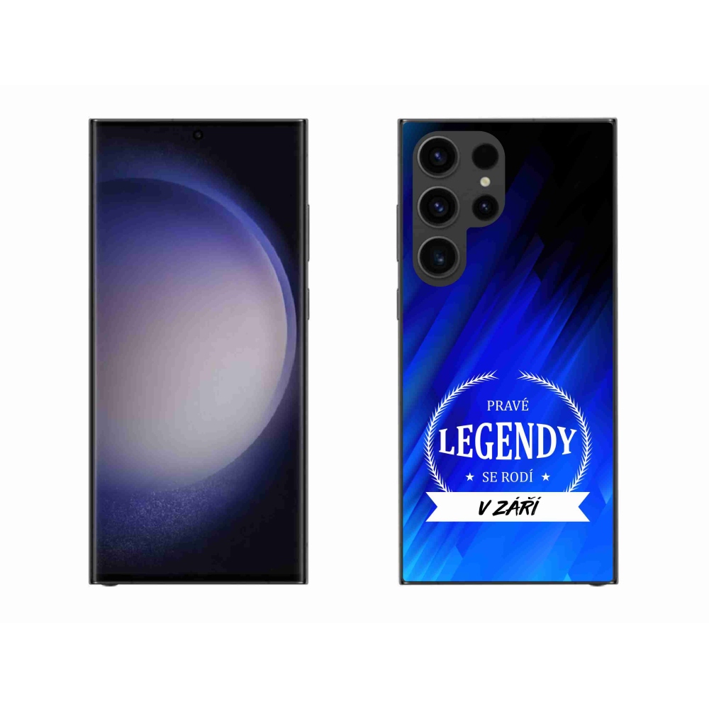 Gél borítás mmCase Samsung Galaxy S23 Ultra 5G Ultra - Legendák szeptemberben kék háttérrel