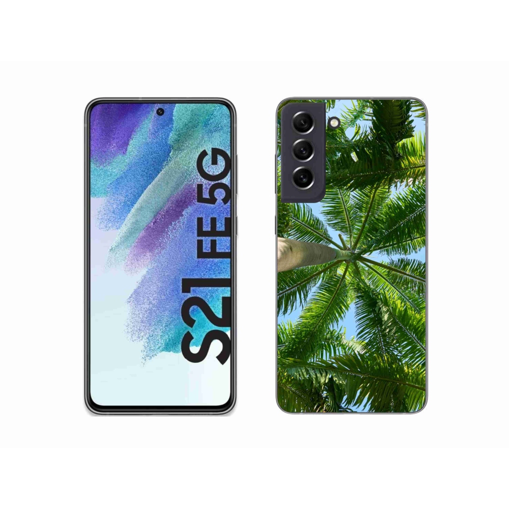 Zselés borítás mmCase Samsung Galaxy S21 FE 5G - pálmafa