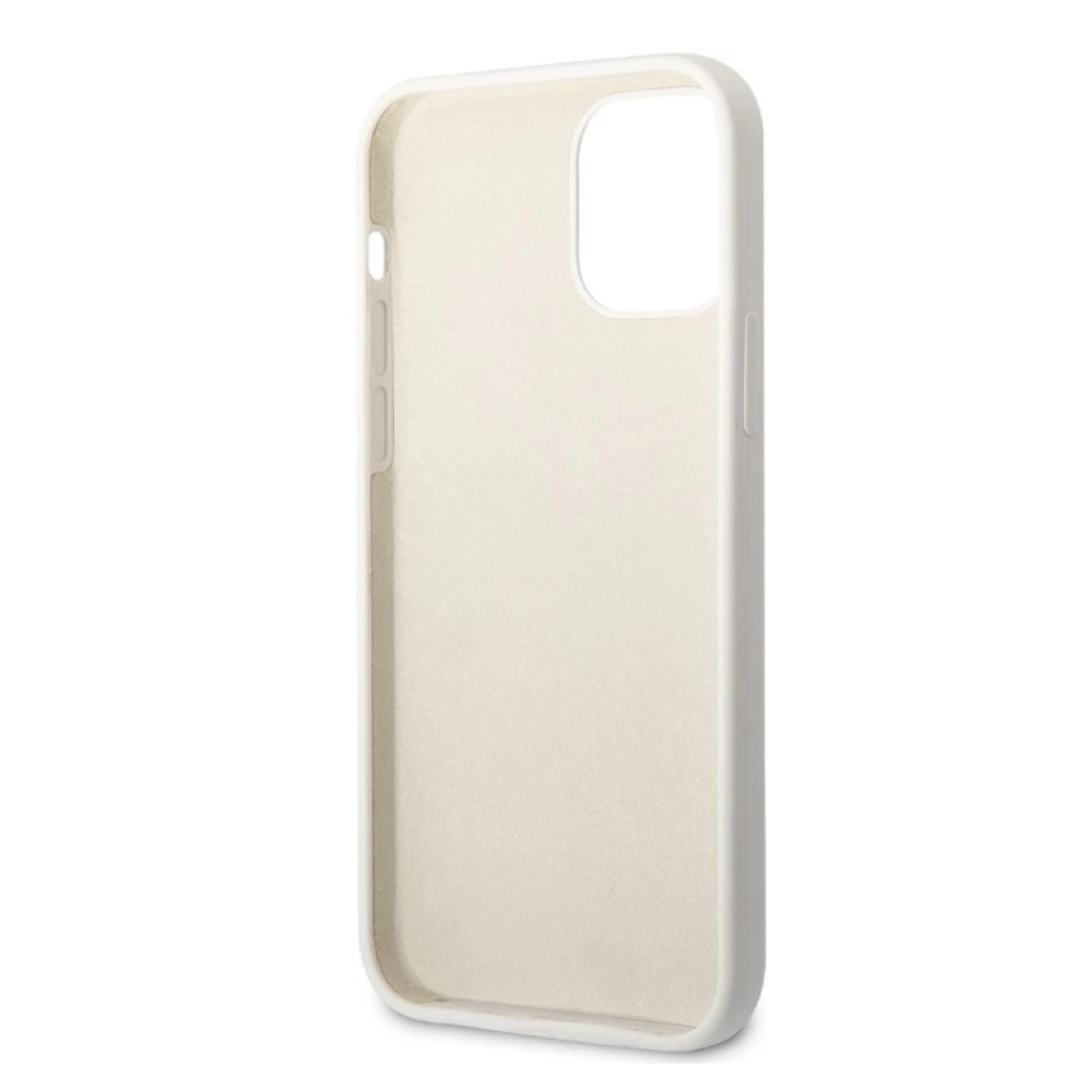 Karl Lagerfeld Liquid Silicone Ikonik NFT borító iPhone 12/12 Pro fehér