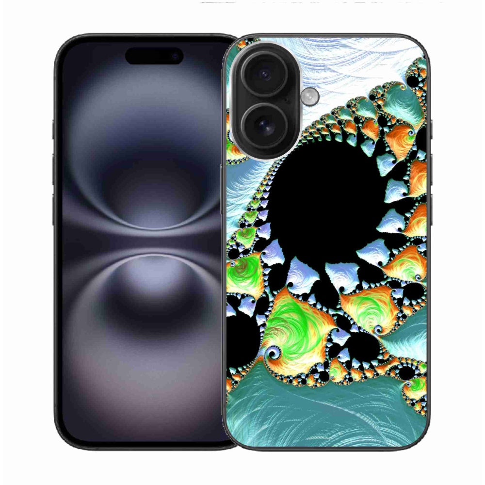 Gél borítás mmCase iPhone 16 készülékhez - absztrakt motívum 21