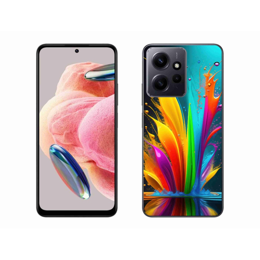 Gél borítás mmCase a Xiaomi Redmi Note 12 4G-hez - absztrakt motívum 1