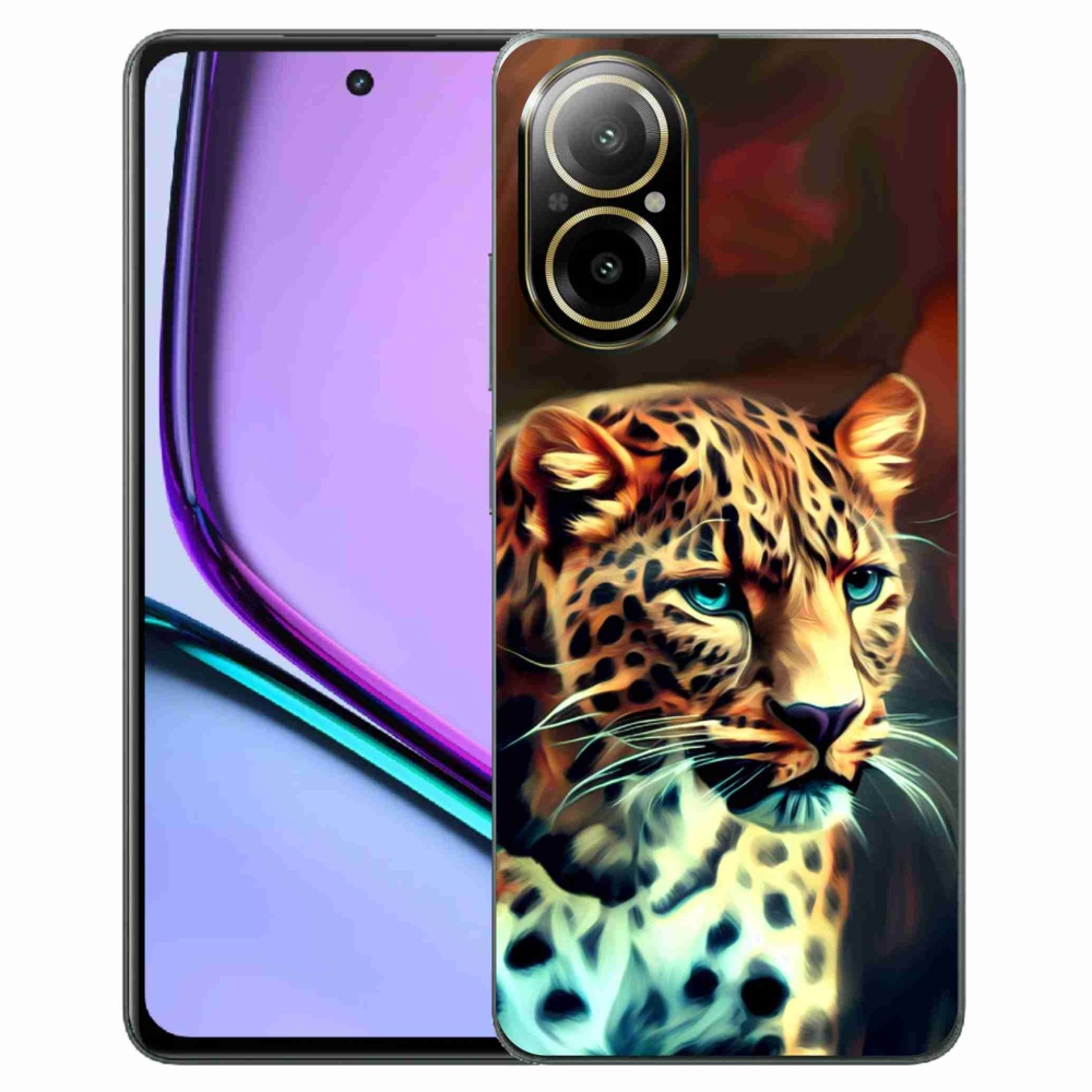 Zselés borítás mmCase a Realme C67 készülékhez - leopárd