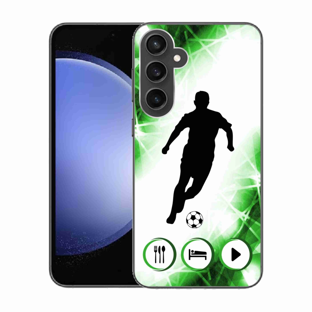 Zselés borítás mmCase Samsung Galaxy S23 FE - focista számára