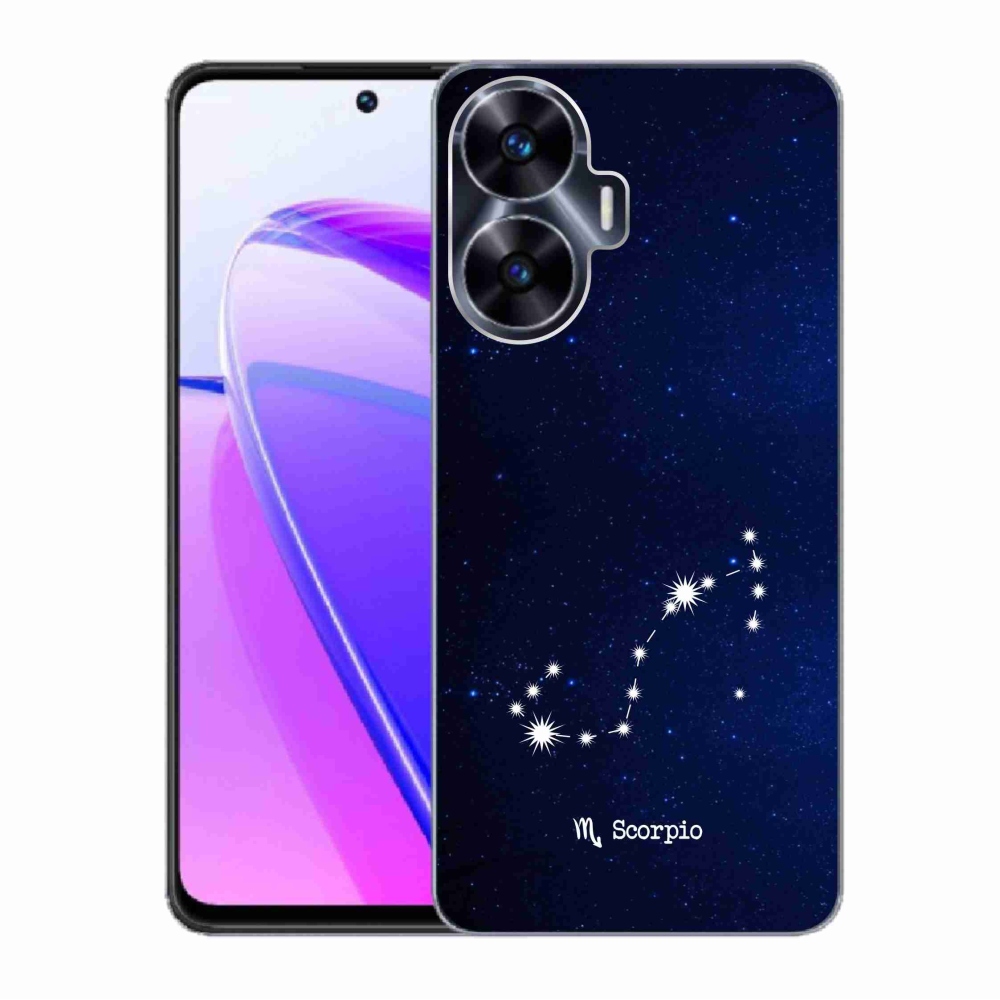 Gél borítás mmCase a Realme C55 készülékhez - csillagkép Skorpió