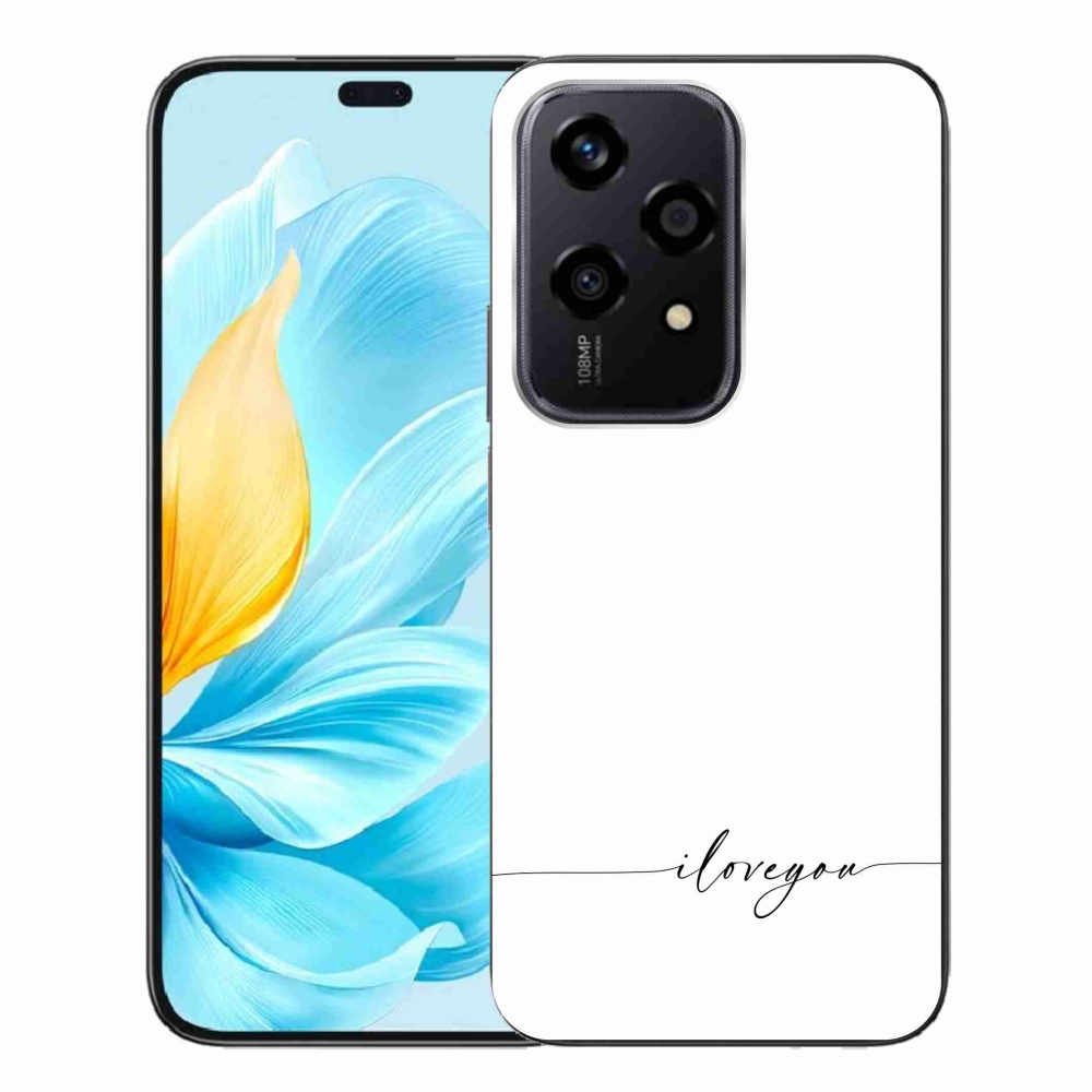 Gél borító mmCase a Honor 200 Lite 5G számára - Szeretlek fehér háttérrel