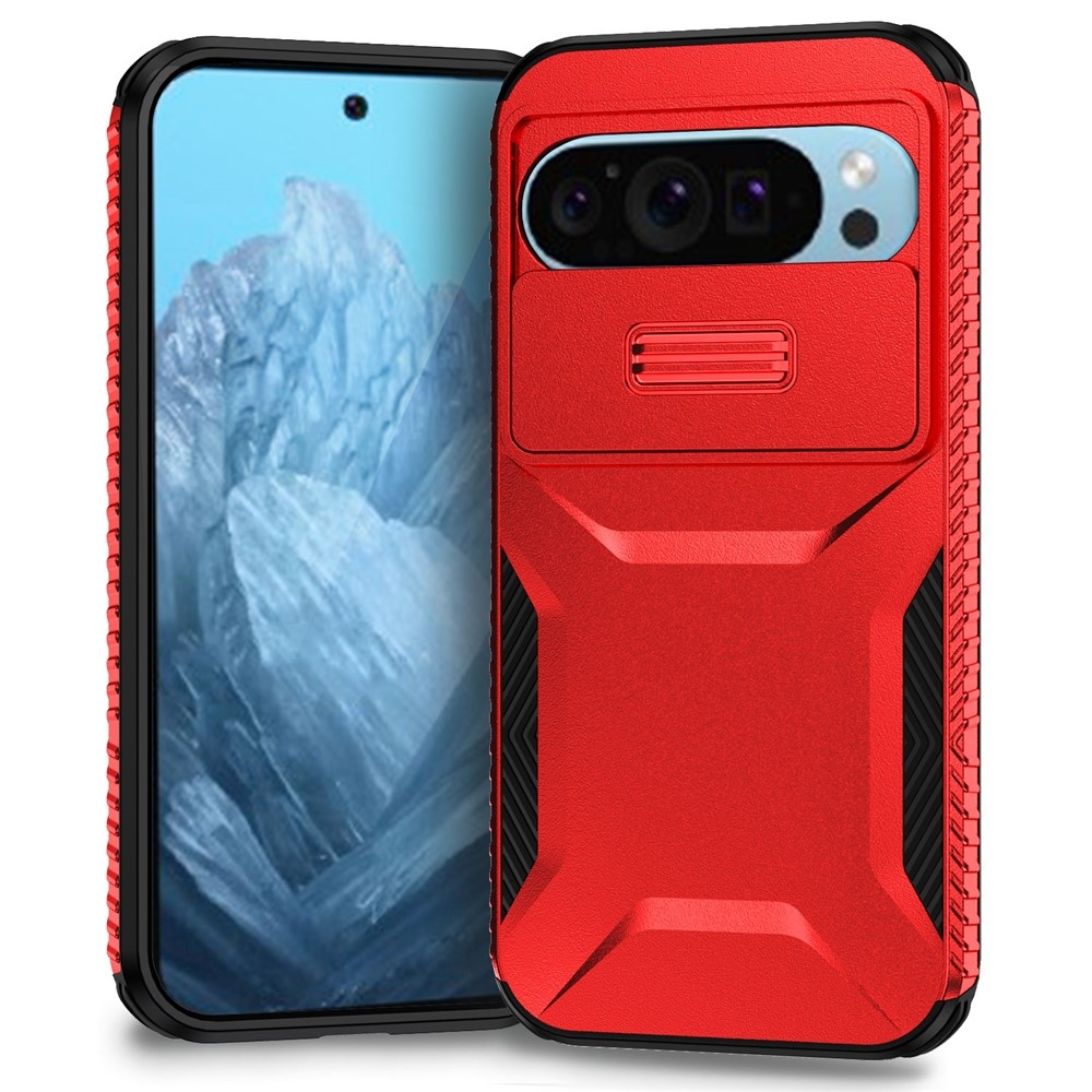 A Google Pixel 10 Pro fedél ellenálló borítása - piros