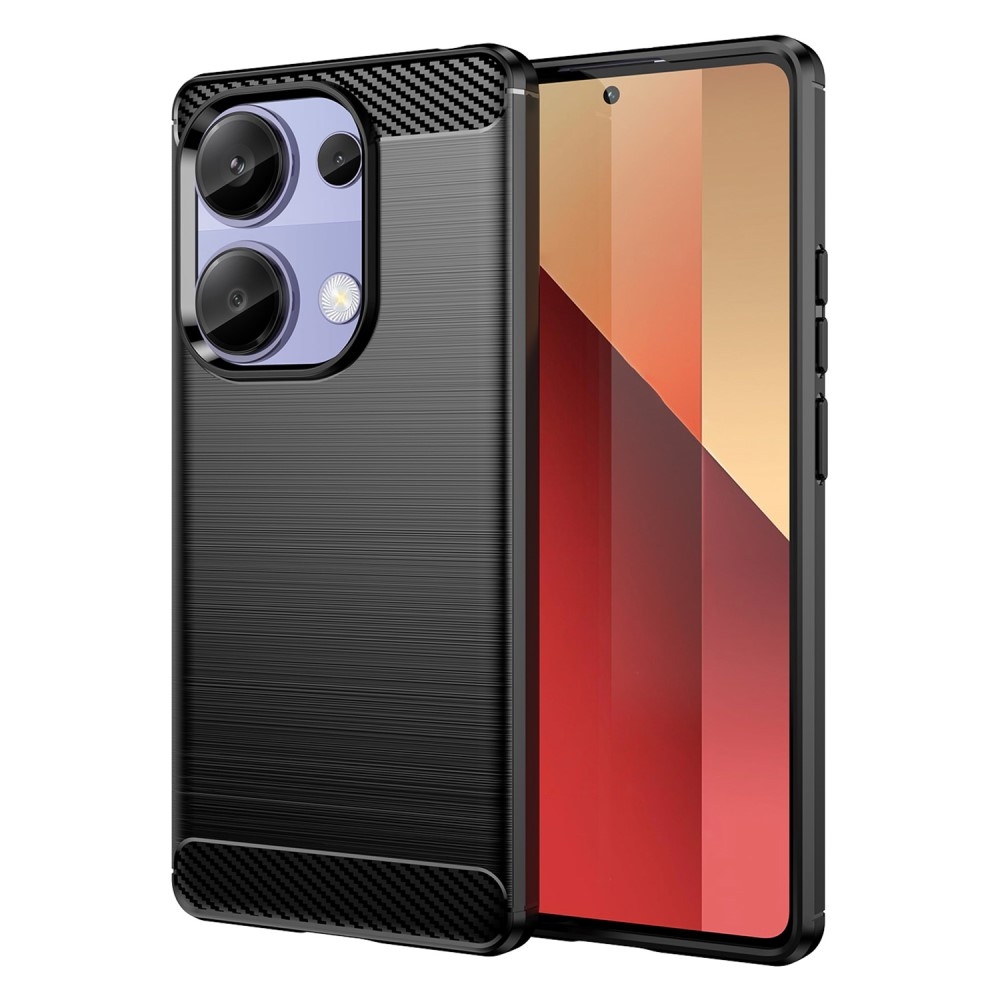 Szénálló zselés tok Xiaomi Redmi Note 13 Pro 4G/Poco M6 Pro - fekete
