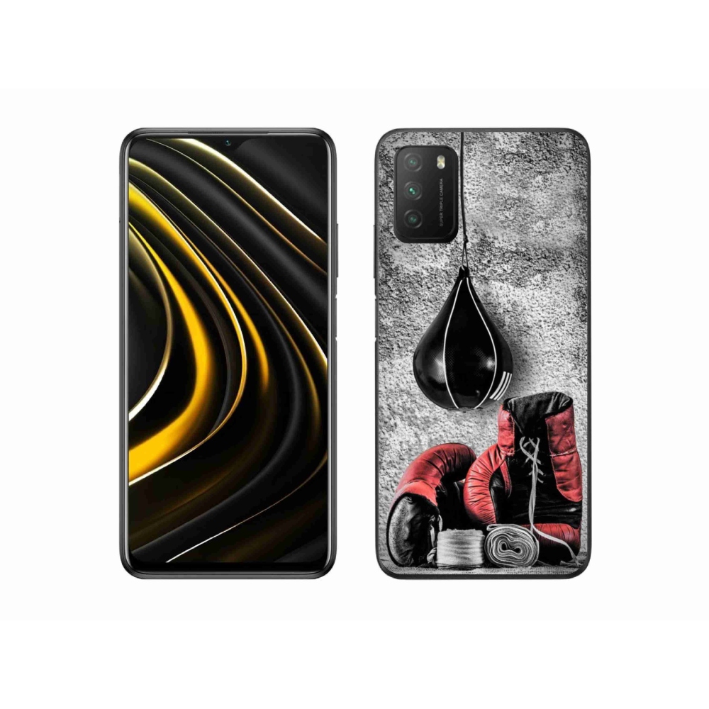 Gél borítás mmCase a Xiaomi Poco M3-hoz - bokszzsák és kesztyűk