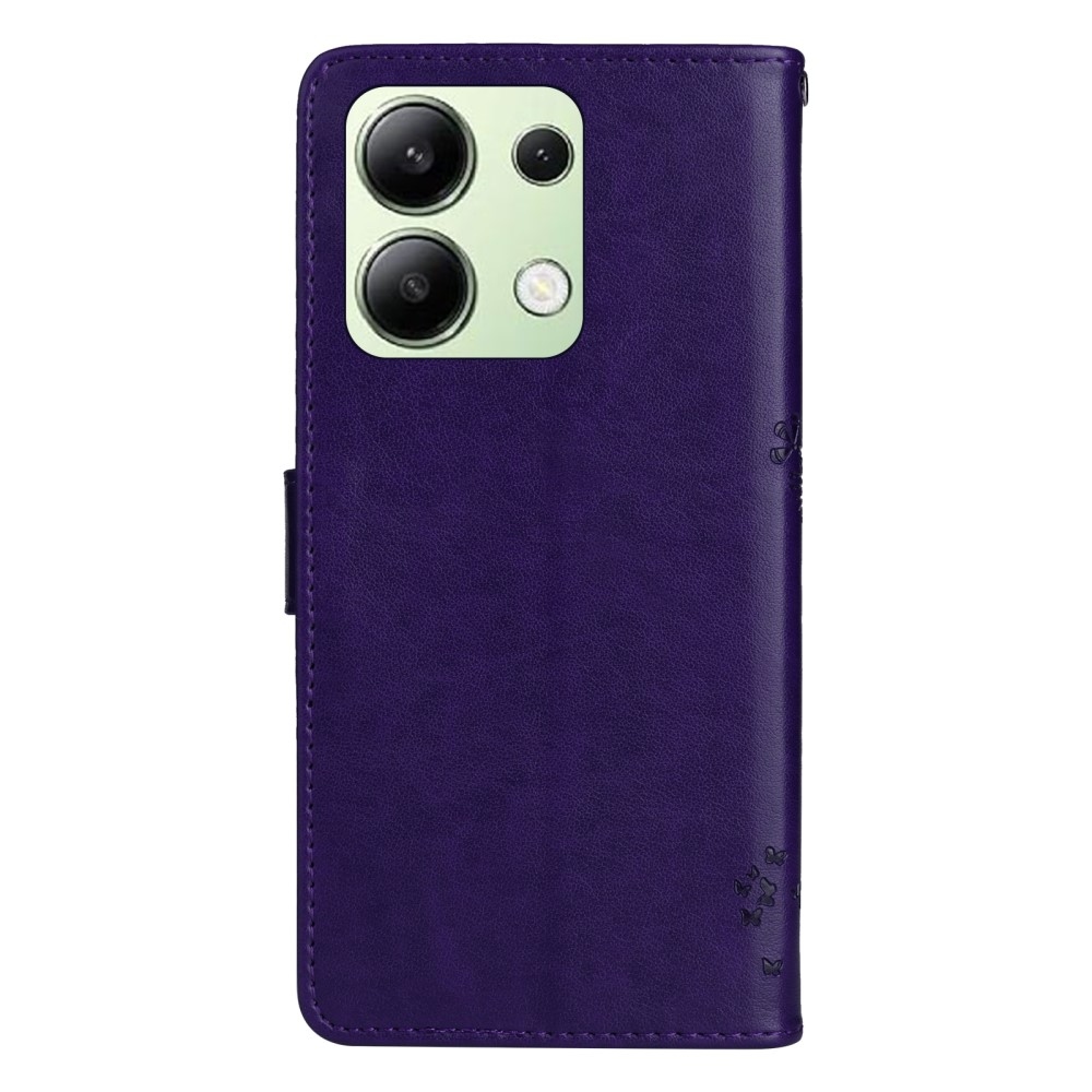 Fák könyve tok Xiaomi Redmi Note 13-hoz - sötétlila