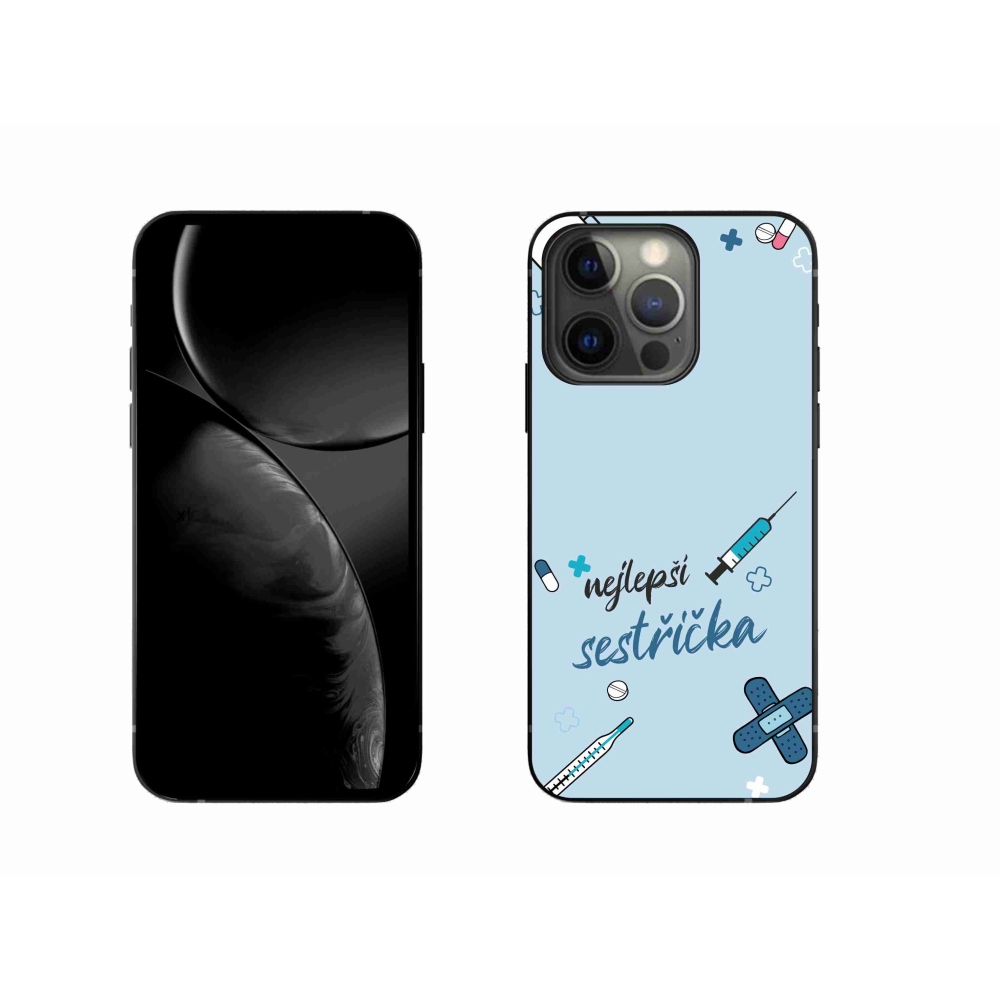 Gél borítás mmCase iPhone 13 Pro 6.1 - legjobb kishúg kék háttérrel