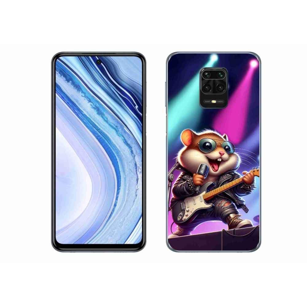 Gél borítás mmCase a Xiaomi Redmi Note 9S-hez - hörcsög hintaló