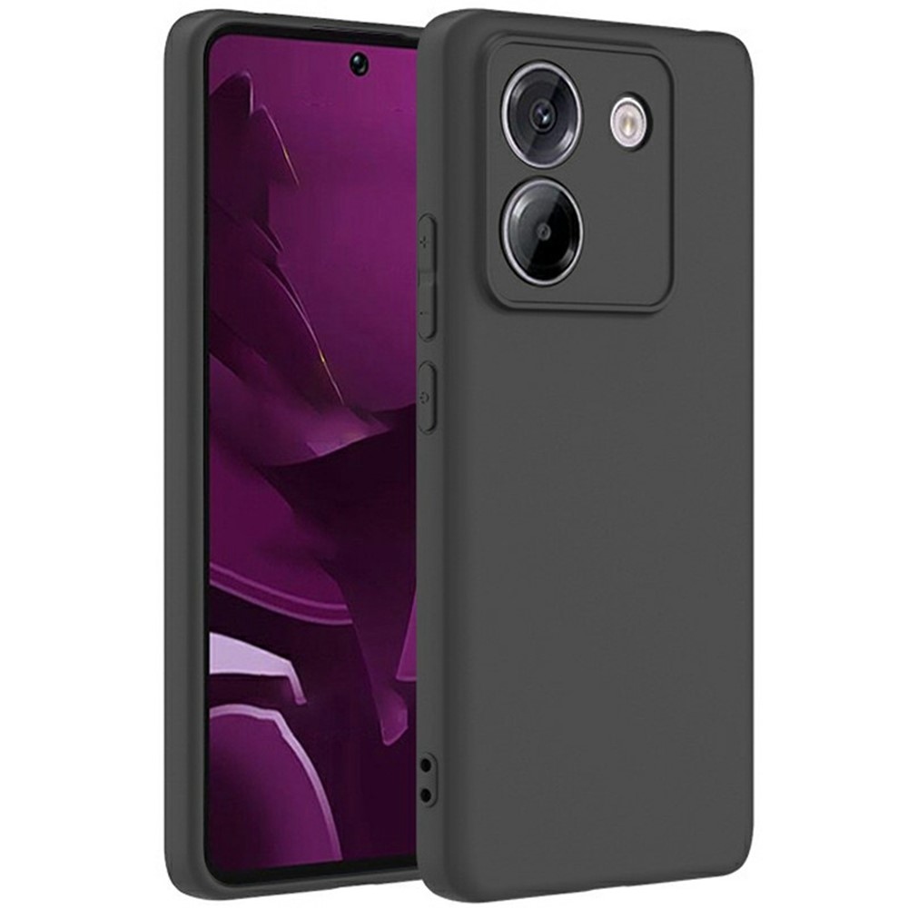 Matt zselés tok a Xiaomi Poco M7 Pro 5G készülékhez - fekete