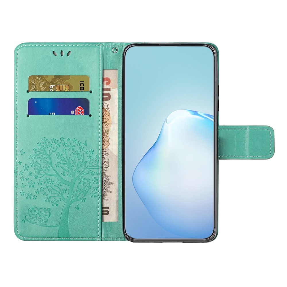 Fás könyv tok Samsung Galaxy A56 5G - teal színű