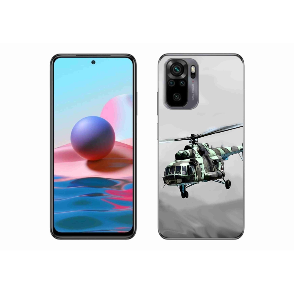 Gél borítás mmCase a Xiaomi Poco M5s számára - katonai helikopter